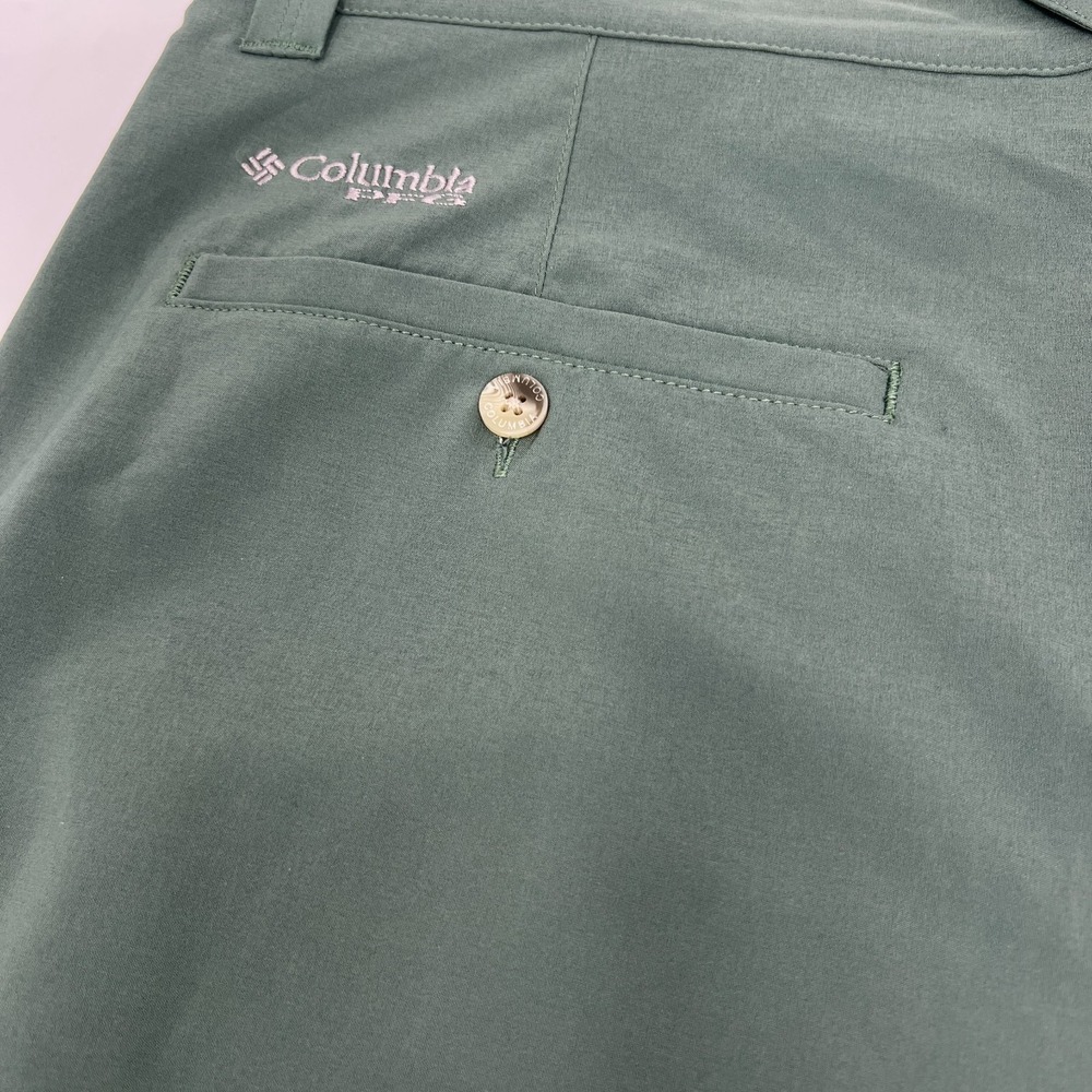 Columbia Men's Performance Fishing Gear‎ Shorts Size 40 Green Omni-Shade - Picture 14 of 15